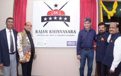 Rajan Khinvasara National Billiards and Snooker Academy’ !!